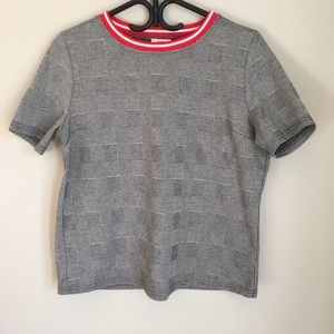 Plaid Ardene’s tee shirt